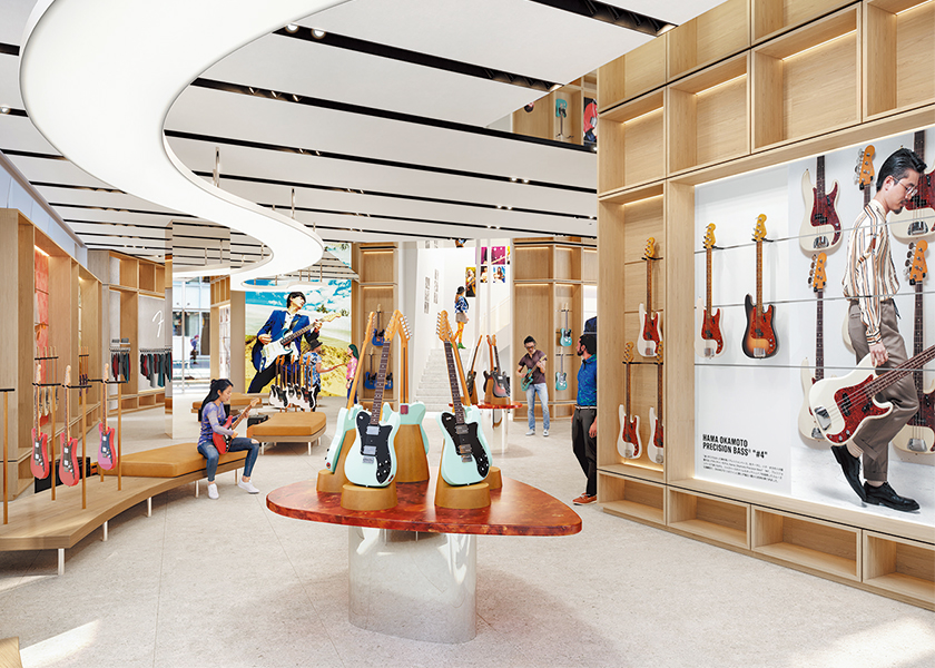 フェンダー Fender 旗艦店を原宿にオープン