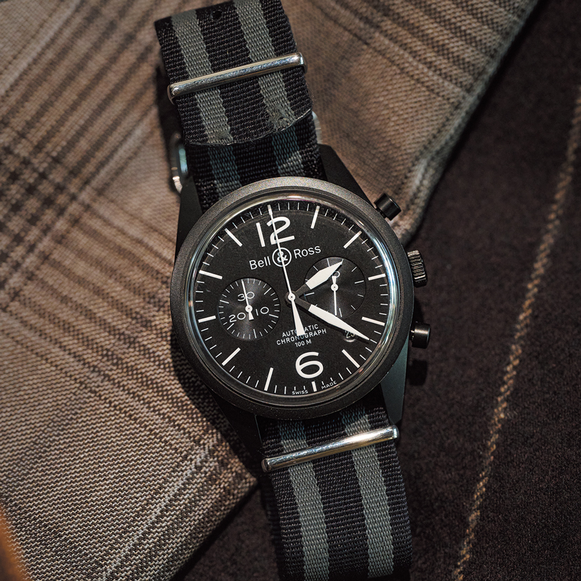 ベル＆ロス Bell＆Ross BR126 ヴィンテージ オリジナル カーボン