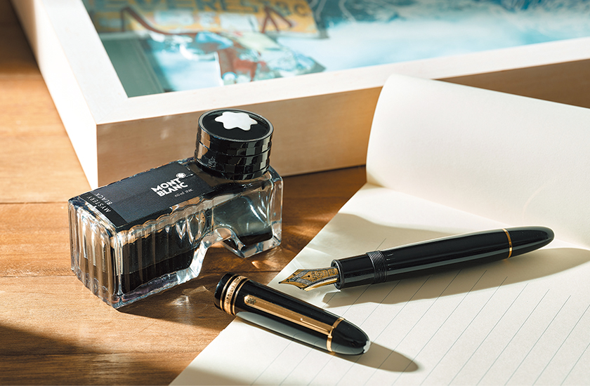 Montblanc モンブランのマイスターシュテュック ゴールドコーティング 149 万年筆