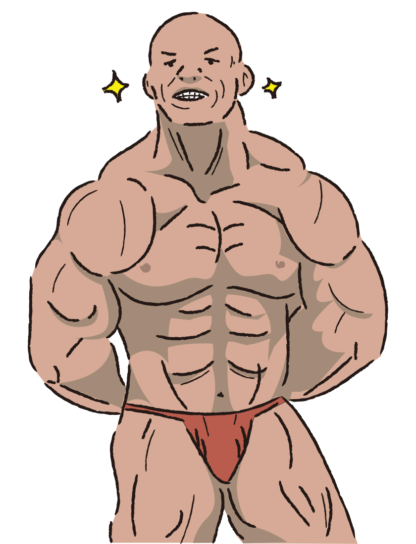 減量中筋肉バカ男