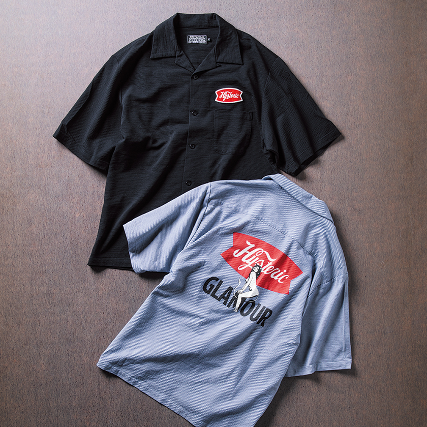 HYSTERIC GLAMOUR ヒステリックグラマー ヒステリックグローサリ－ ワッペン シャツ ワッペン ショーツ