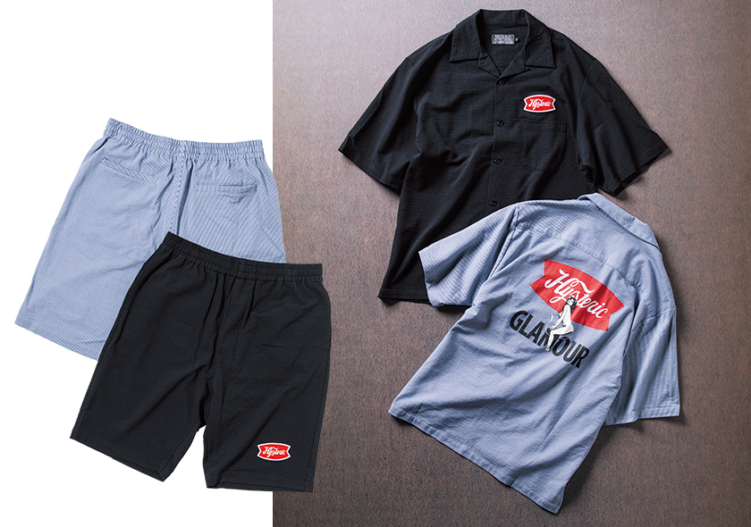HYSTERIC GLAMOUR ヒステリックグラマー ヒステリックグローサリ－ ワッペン シャツ