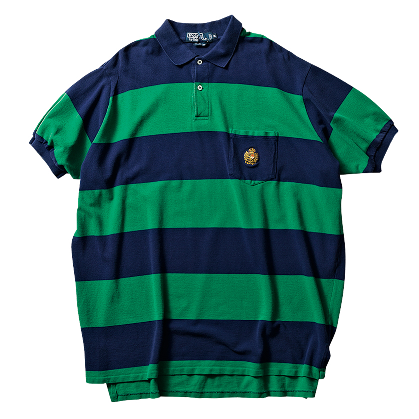 POLO RALPH LAUREN ポロ ラルフ ローレンのアメトラ色特濃な極太ボーダー