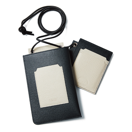 L'arcobaleno ラルコバレーノのSMART DOUBLE SHOULDER WALLET