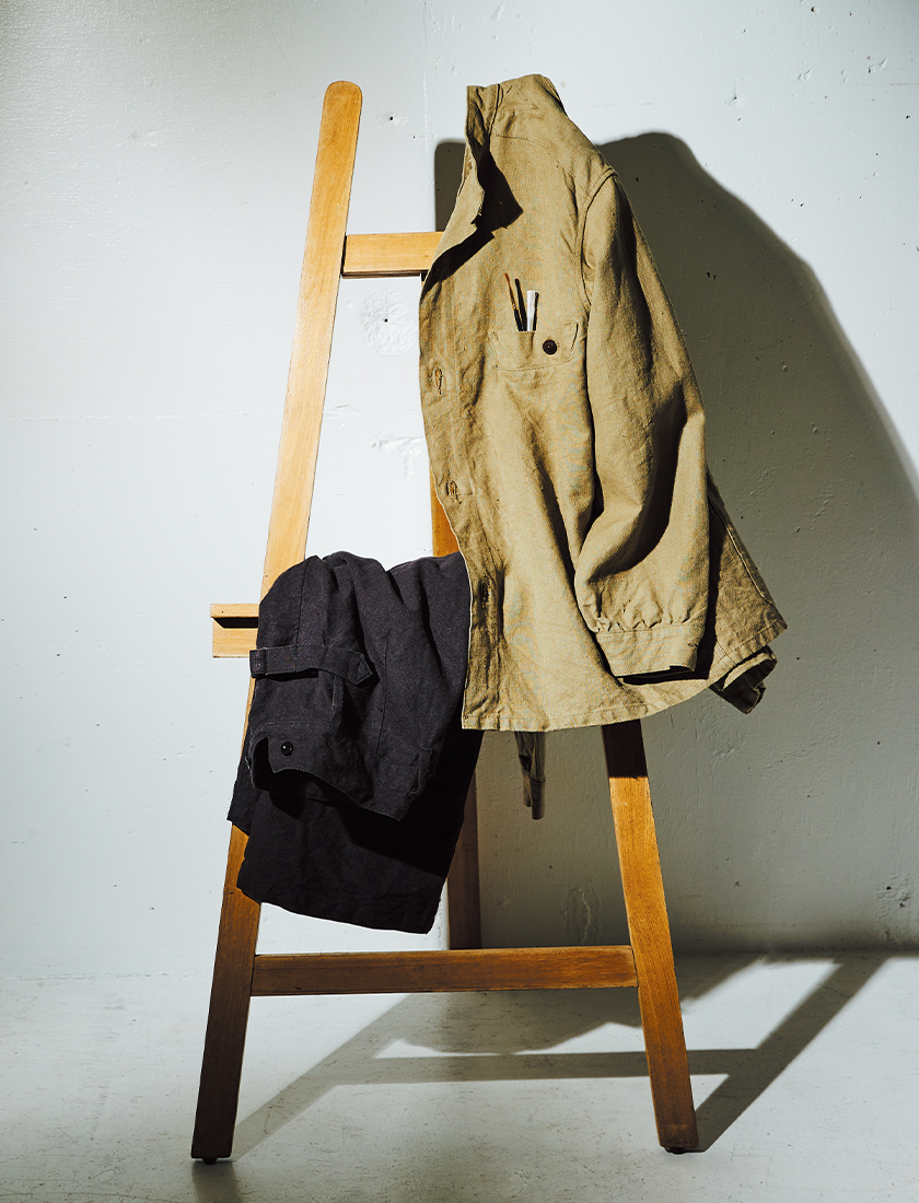 Nigel Cabourn ナイジェル・ケーボンのフレンチアーミー ロジスティクスジャケット フレンチワークパンツ