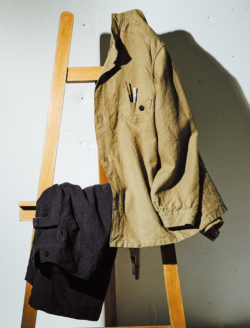 Nigel Cabourn ナイジェル・ケーボンのフレンチアーミー ロジスティクスジャケット フレンチワークパンツ
