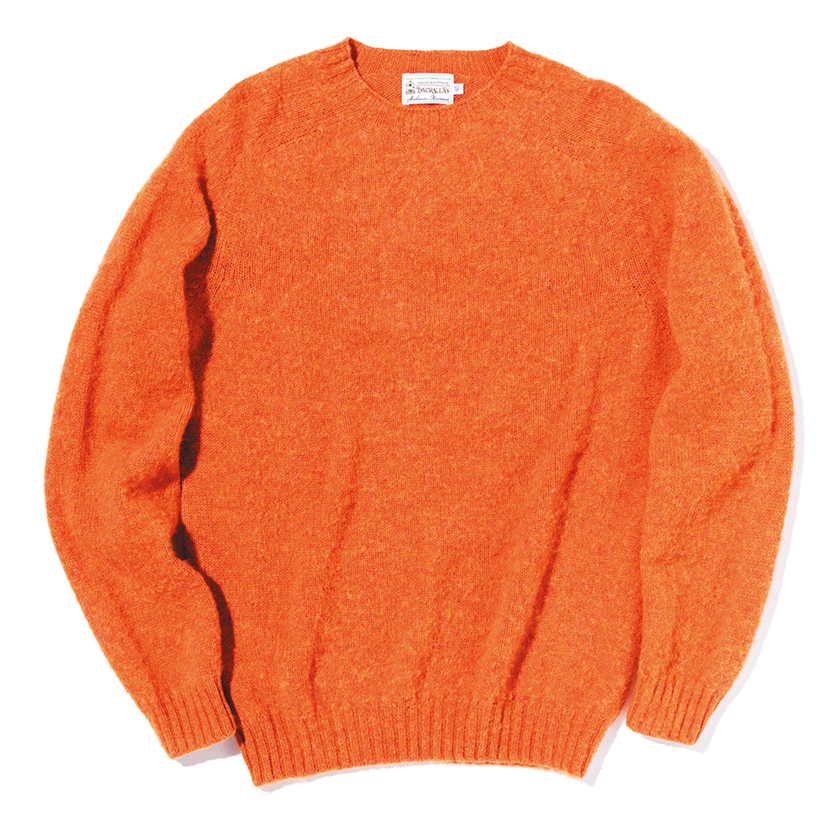 INVERALLAN インバーアラン CREWNECK SADDLE SHETLAND SHAGGY