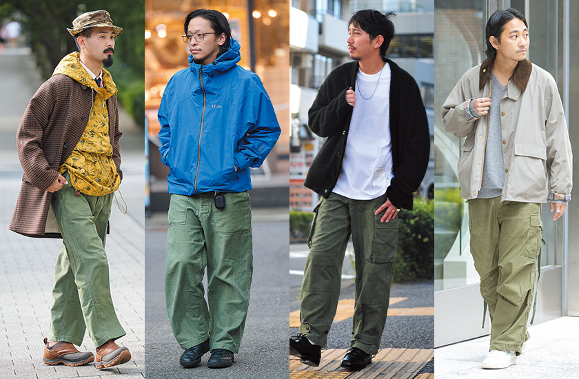 ミリタリーデッドストックのボトムス