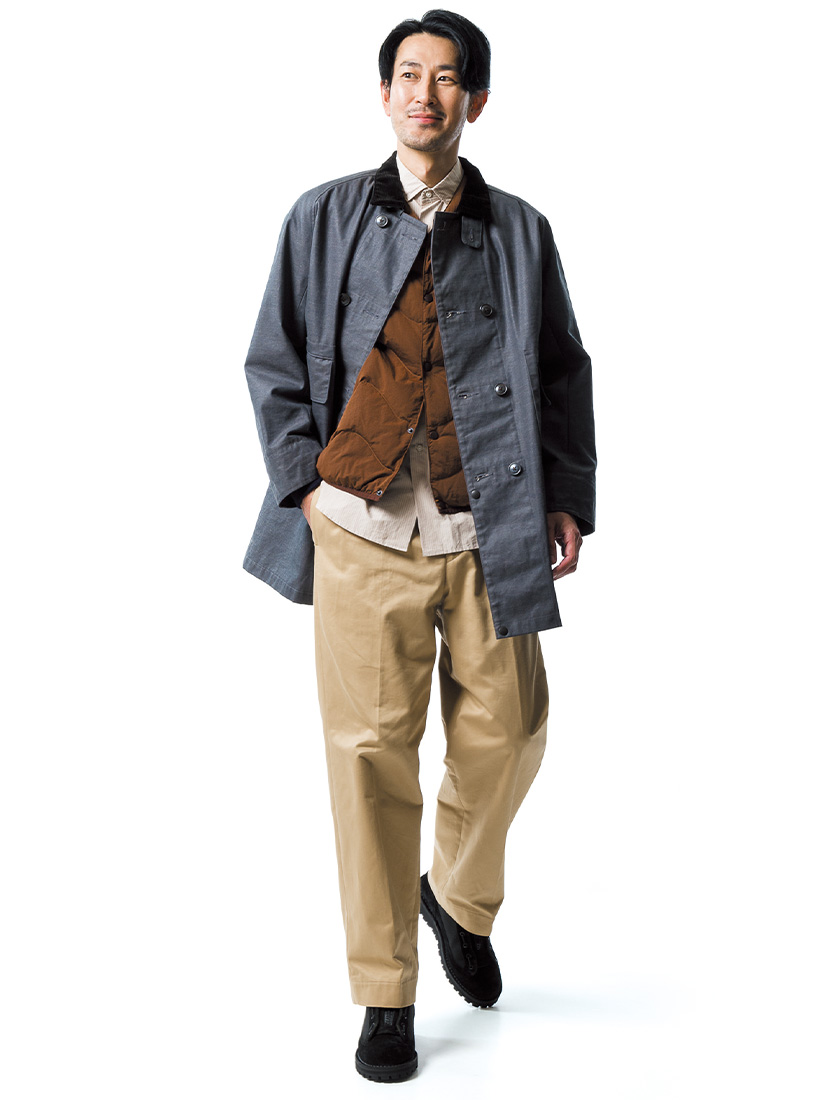 Nigel Cabourn ナイジェル・ケーボンのフィッシングコート