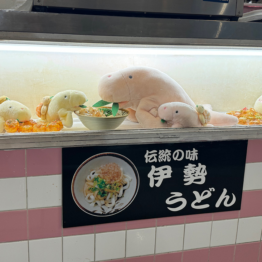 伊勢うどん　鳥羽水族館