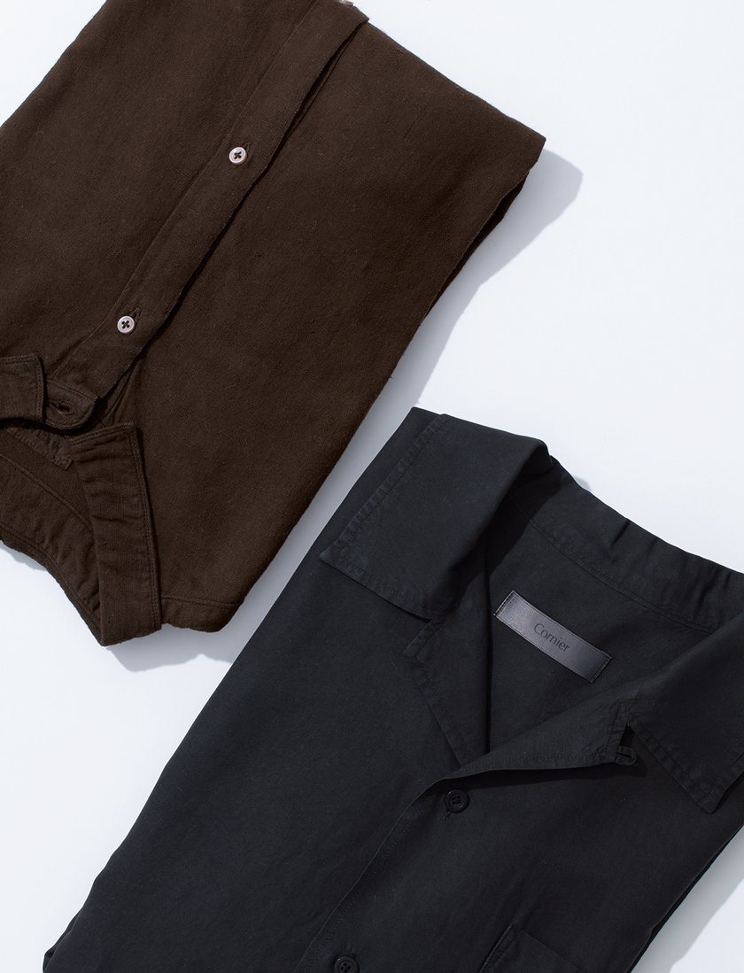 Cornier コルニエ DOROZOME SILK SHIRTS