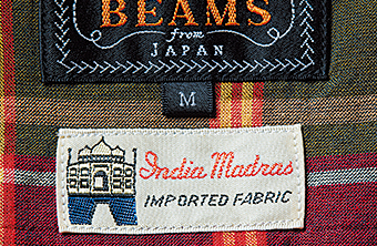 BEAMS PLUS ビームス プラス ボタンダウン マドラスシャツ