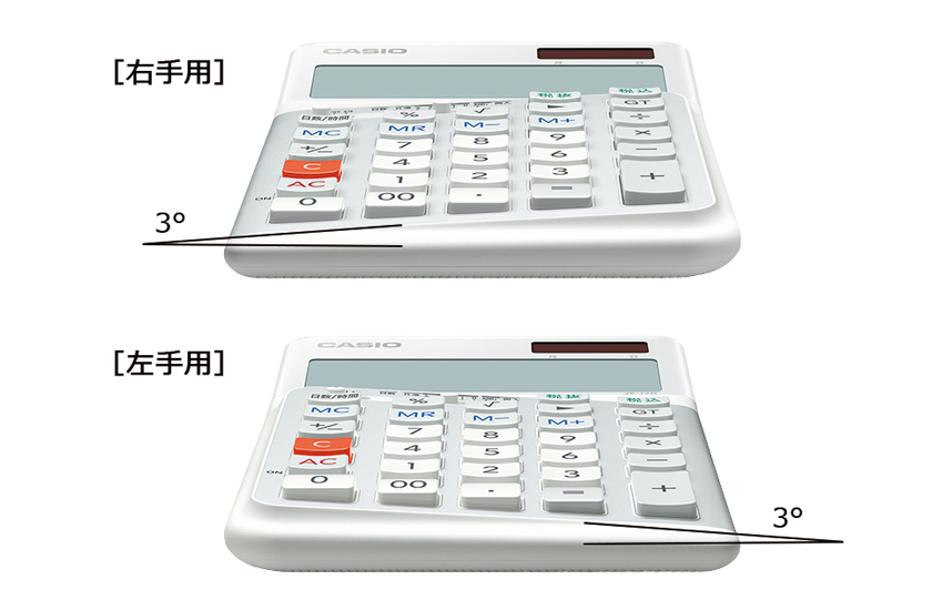 カシオの人間工学電卓