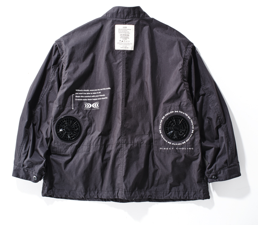 空調服® byビームスデザインのショートモッズジャケット