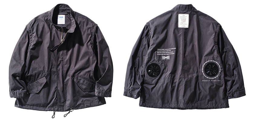 空調服® byビームスデザインのショートモッズジャケット