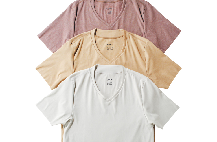 「TAKEO KIKUCHI × グンゼ」のステルス®