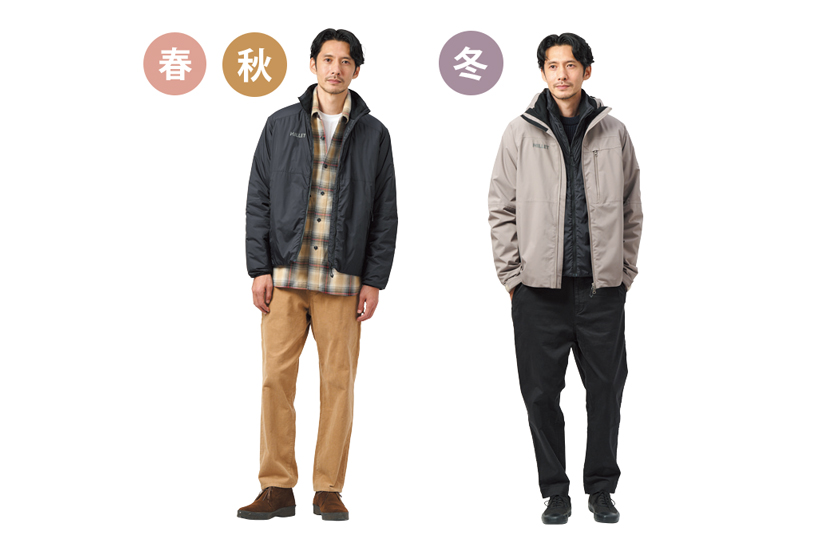 MILLET ミレー ポベダ3イン1ジャケット