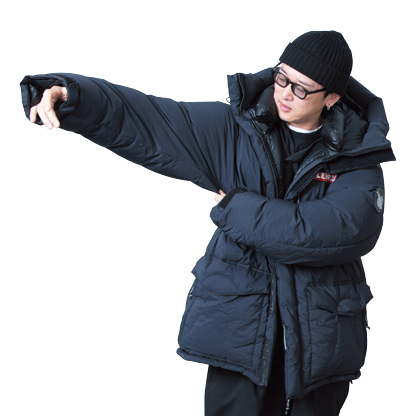 荻田さんの遠征用アウター1