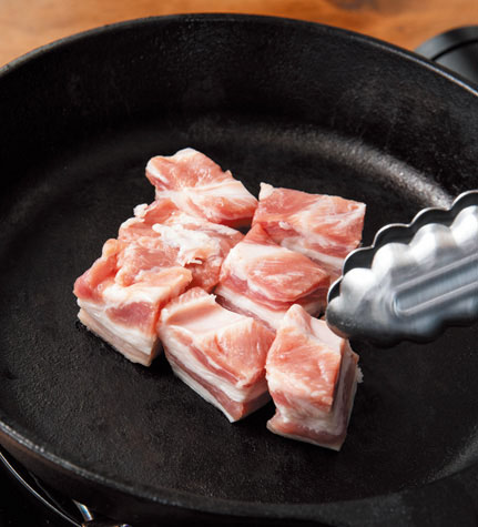 豚バラと厚揚げの麻辣ソース
