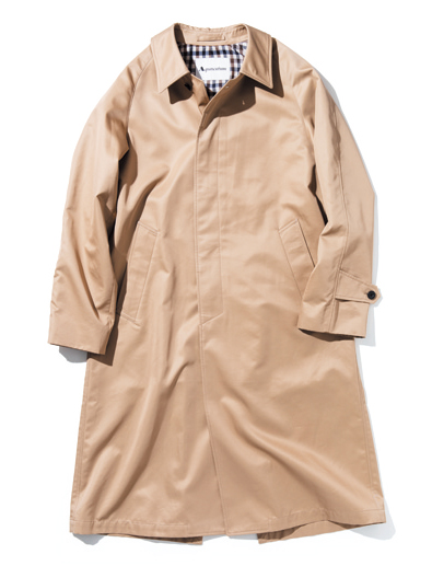 Aquascutum WHITELABEL アクアスキュータム ホワイトレーベル ギャバジン バルマカンコート