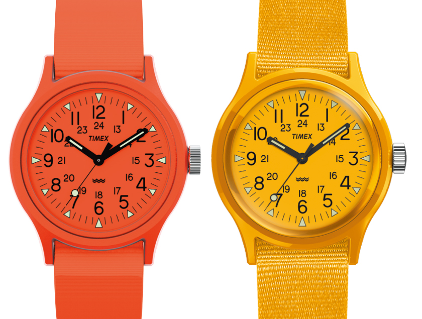 TIMEX タイメックス オリジナルキャンパー イエロー＆オレンジ