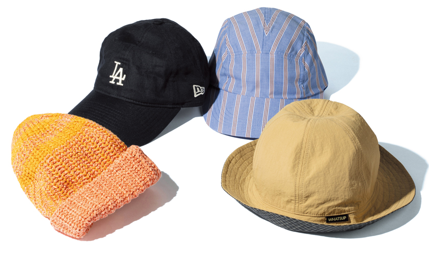 Nine Tailor ナイン テーラー ガザニア ワッチ NEW ERA ニューエラ リネン9 TWENTY SHARE THE FANTASY シェア・ザ・ファンタジー ロングブリム ジェットキャップ What's up ワッツ アップ ナイロンバケットハット