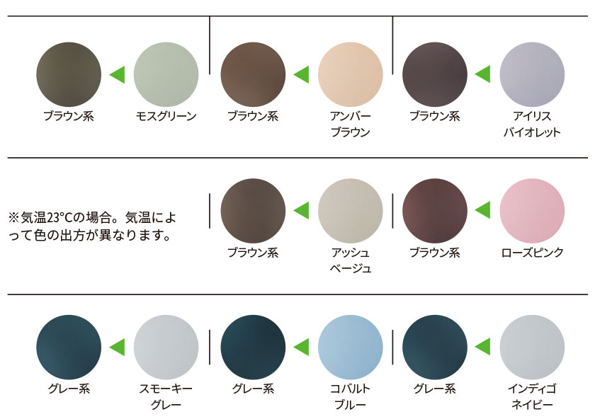 カラバリ見本帳