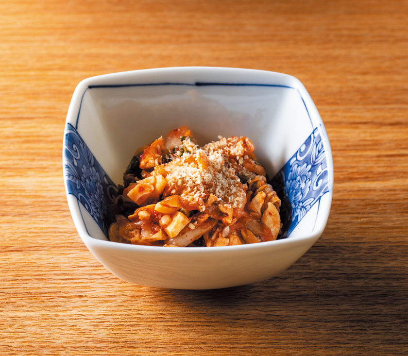 発酵白菜×ナッツのごまポン和え