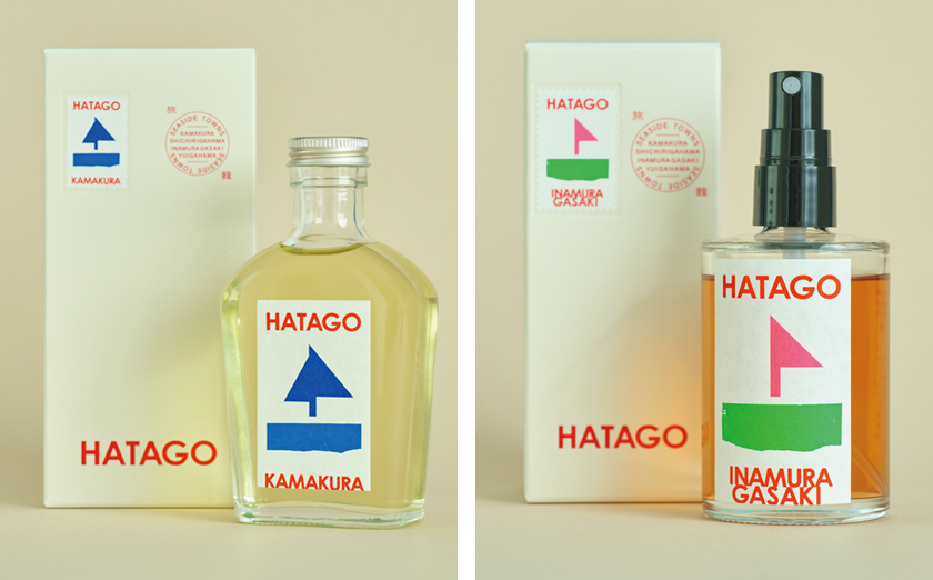 HATAGOのディフューザー KAMAKURAとミスト INAMURAGASAKI