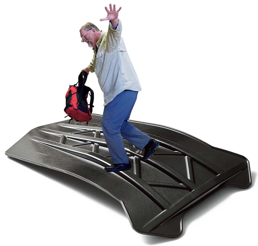 ワシが乗っても壊れんよ