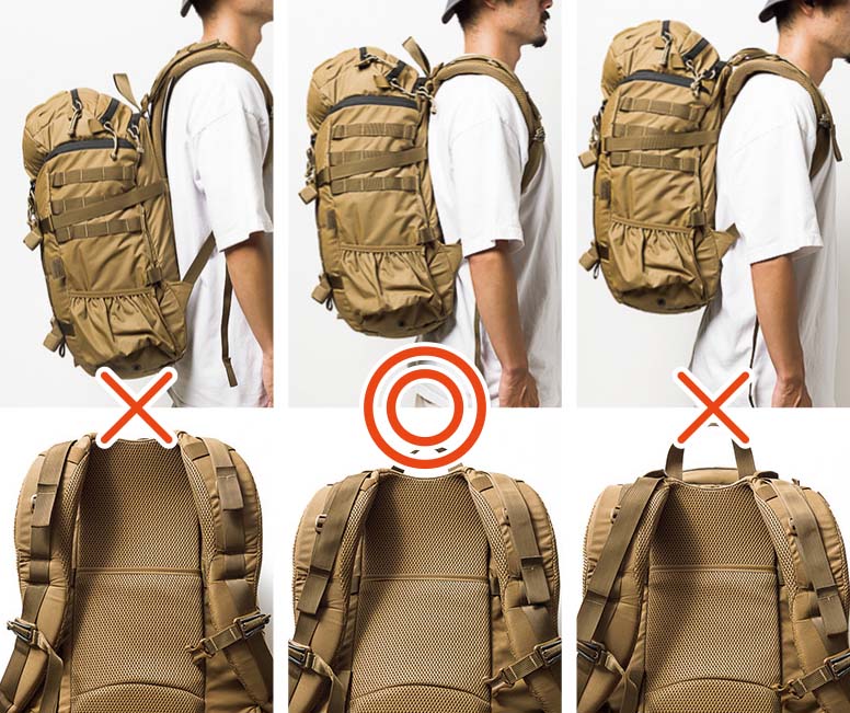 背面長に合わせて無段階調整できる