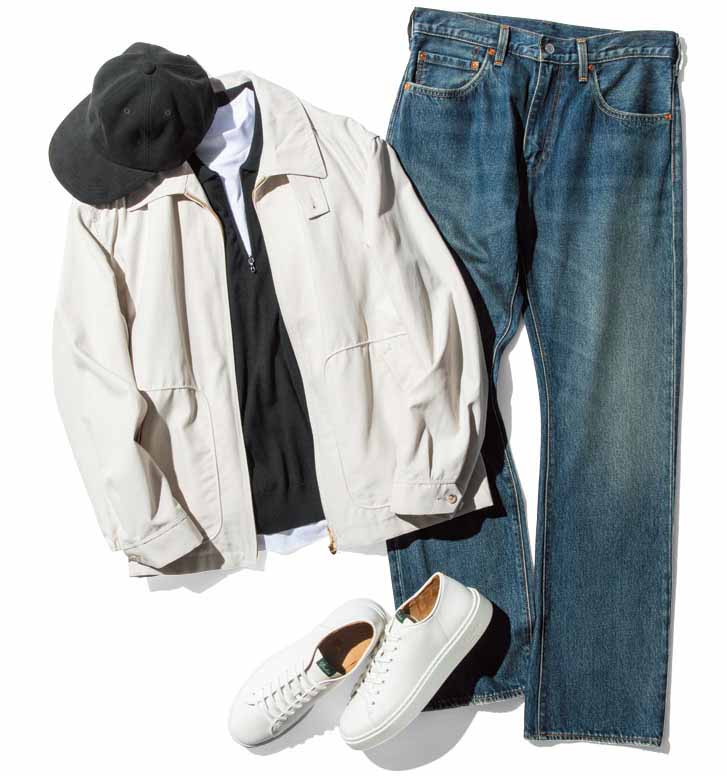 ドリズラージャケットでオトナに着流す