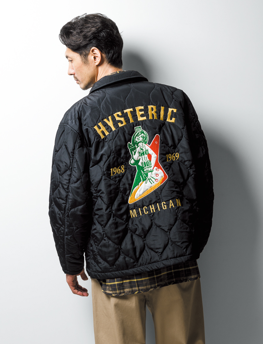 HYSTERIC GLAMOUR ヒステリックグラマー キルティングジャケット