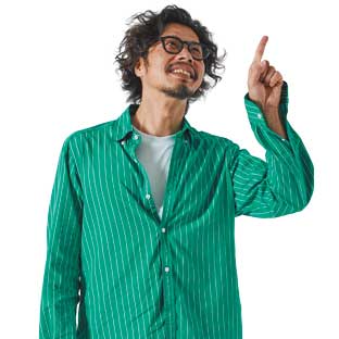 色使いを控えれば知的な印象になります