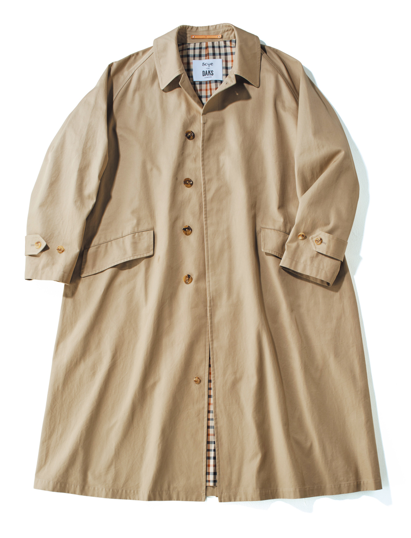 DAKS SCYE ダックス×サイのバルマカーンコート