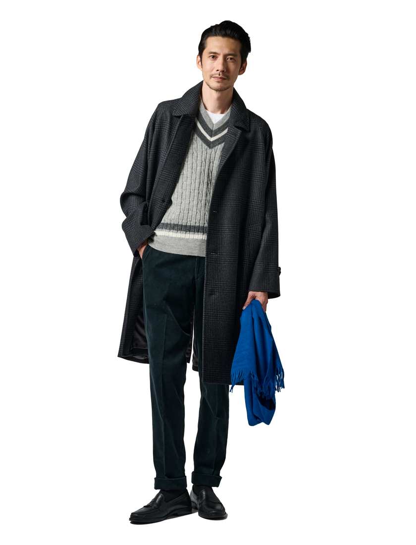 麻布テーラー azabu tailor Balmacaan Coat バルマカーンコート
