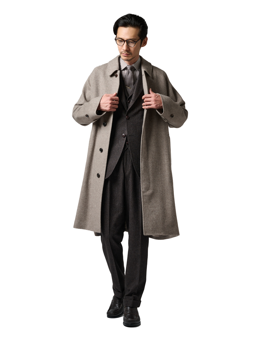 麻布テーラー azabu tailor Balmacaan Coat バルマカーンコート