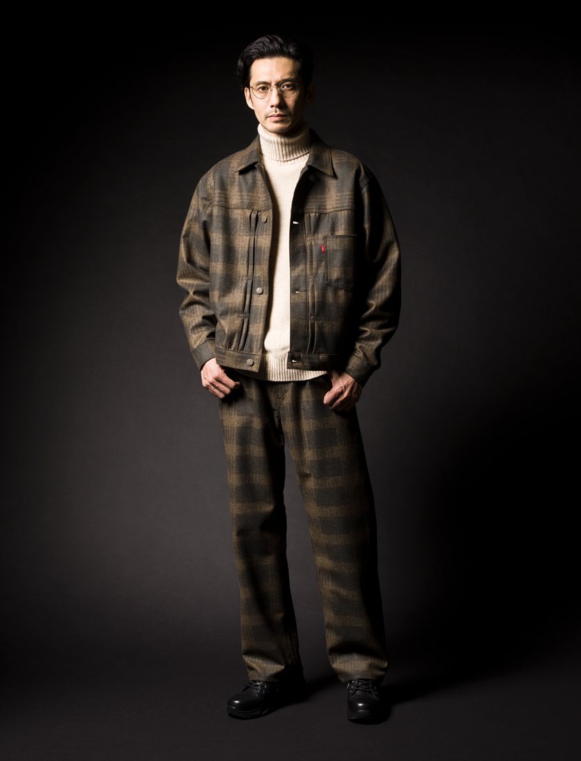 HYSTERIC GLAMOUR ヒステリックグラマー ファーストタイプジャケット ルーズストレートパンツ