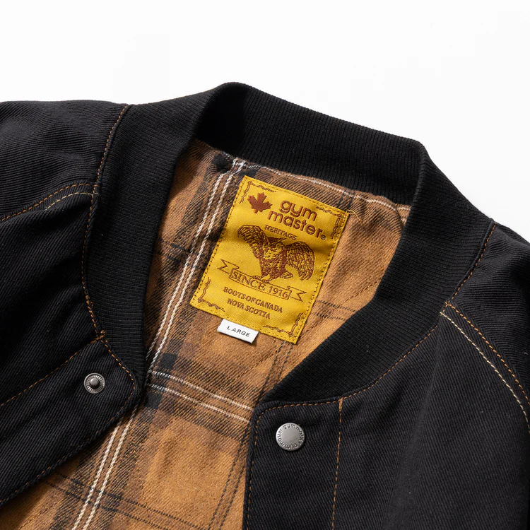 チェックネル裏地