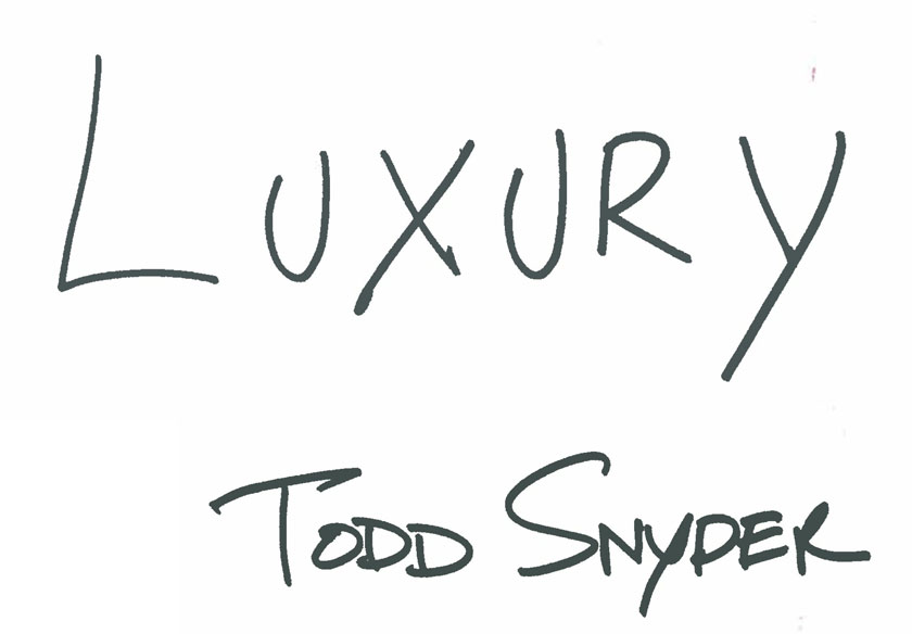 TODD SNYDERさん The knit is