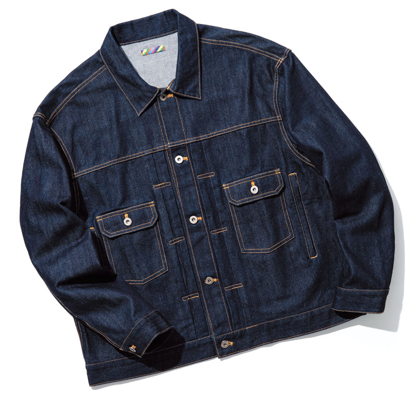 イズネス シルクデニムジャケット