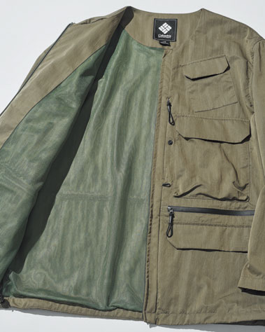 メッシュ裏地で蒸れにくいのもイイ