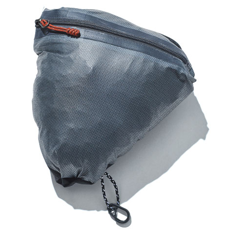 おにぎり型に丸めてコンパクトに携帯可能