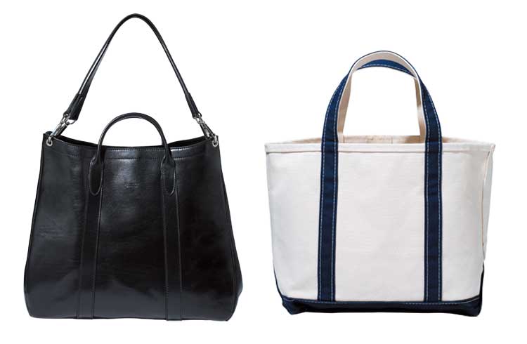 知って得する 定番のトートバッグ