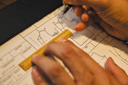 仮縫い付きMTMオーダー手順5