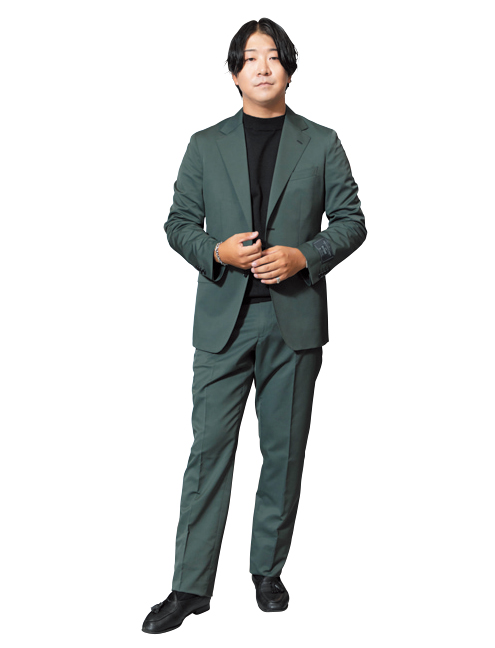 UNIVERSAL LANGUAGE MEASURE'S ユニバーサル ランゲージ メジャーズ VBC生地オーダースーツ