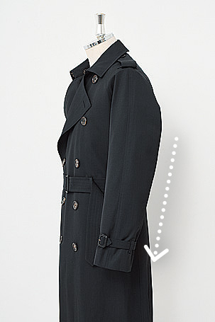 前振りの袖により腕の動きがスムーズ