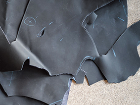 シートの製造過程で生じる廃棄素材を再生