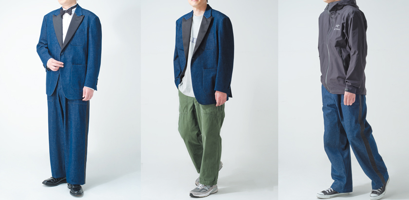 ブラックフリース × エンジニアド ガーメンツのオーバータキシード