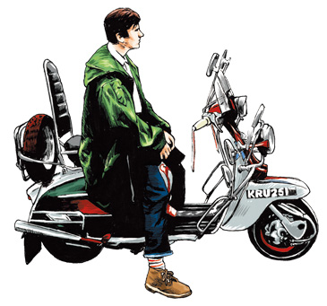 モッズが愛用したパーカをオマージュ